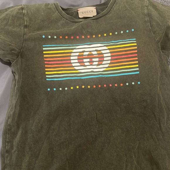 Shirt army green Gucci